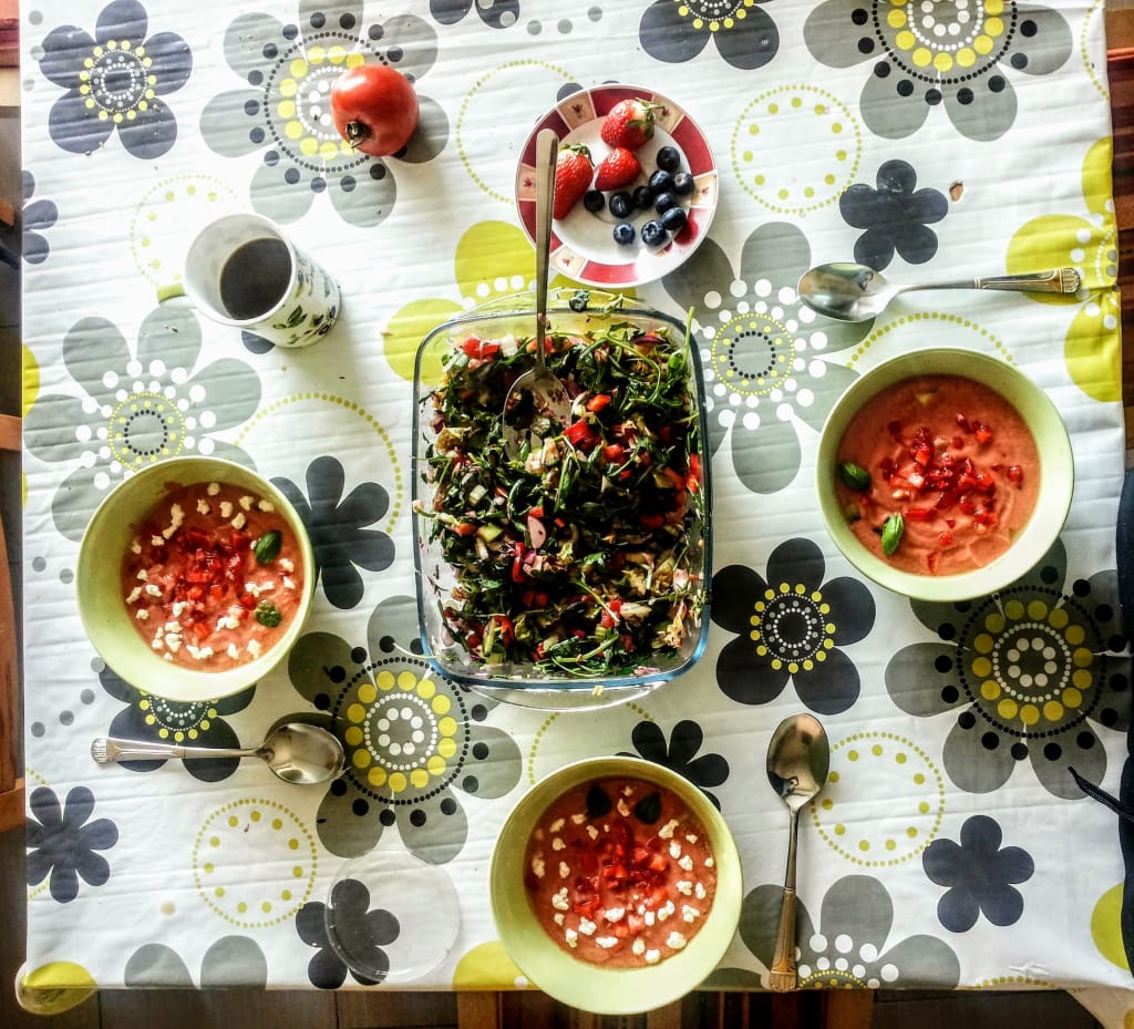 Gaszpacho with Strawberries